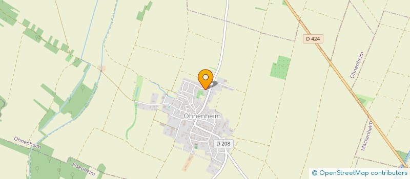 localisation de l'entreprise SCI BFCA  OHNENHEIM