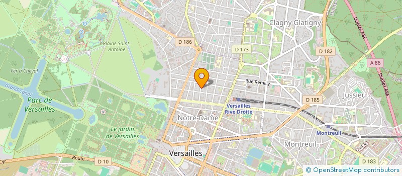 localisation de l'entreprise SCI BFCG BERTEAUX DUMAS à VERSAILLES