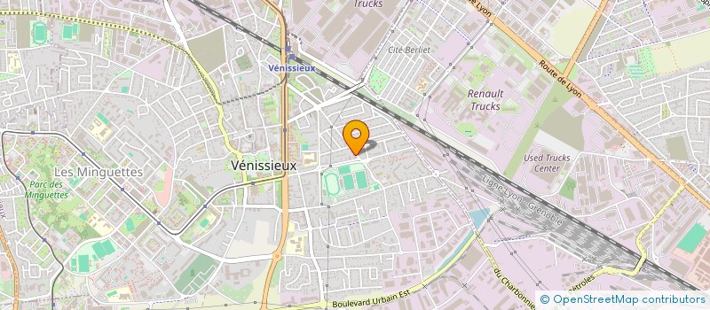 localisation de l'entreprise SCI BFF  VENISSIEUX