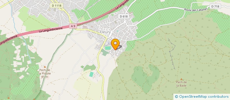 localisation de l'entreprise SCI BFG  FLEURY