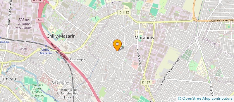 localisation de l'entreprise SCI BFG  VERT-LE-GRAND