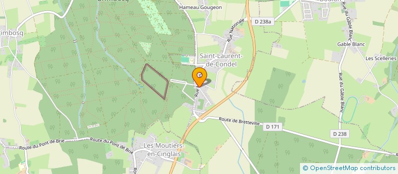localisation de l'entreprise SCI BFI à SAINT-LAURENT-DE-CONDEL
