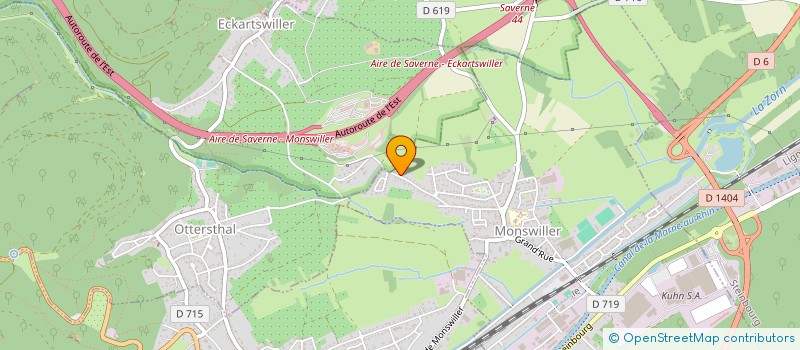 localisation de l'entreprise SCI BFM  MONSWILLER