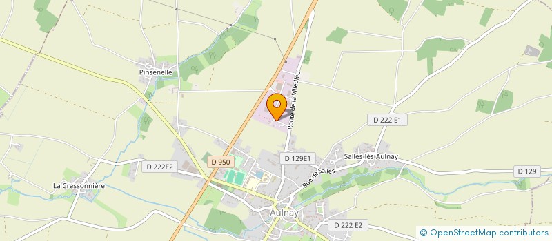 localisation de l'entreprise SCI BFM  AULNAY