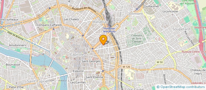 localisation de l'entreprise SCI BFM à TOULOUSE