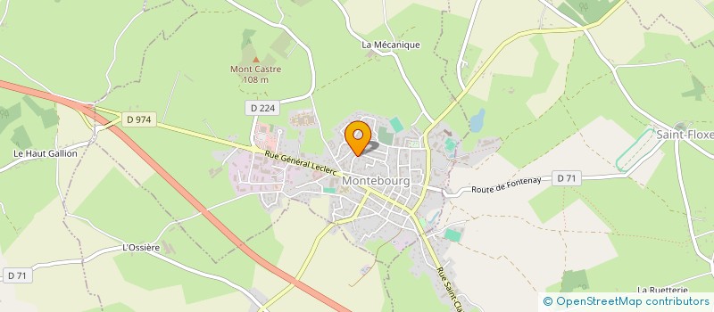 localisation de l'entreprise SCI BFM  MONTEBOURG