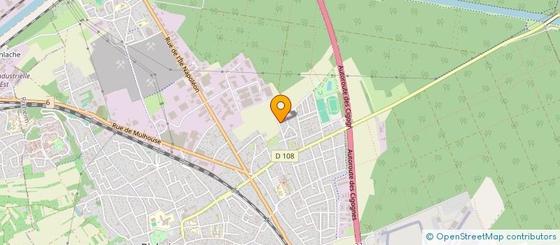 localisation de l'entreprise SCI BFMP  RIXHEIM