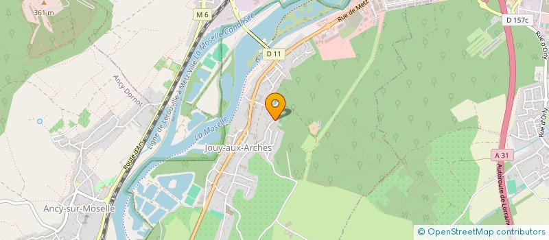 localisation de l'entreprise SCI BFMTE  JOUY-AUX-ARCHES