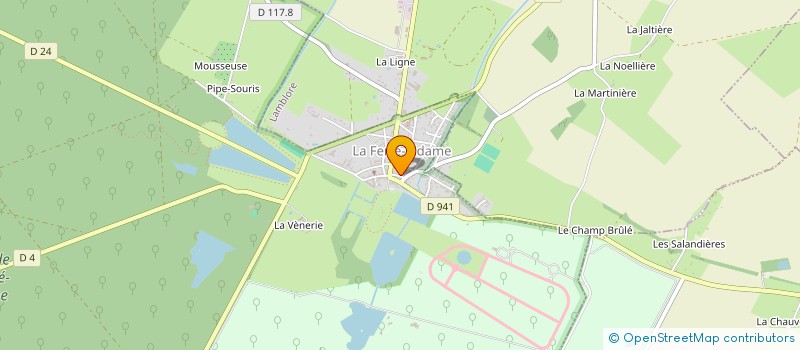 localisation de l'entreprise SCI BFMTJWAN à LA FERTE-VIDAME
