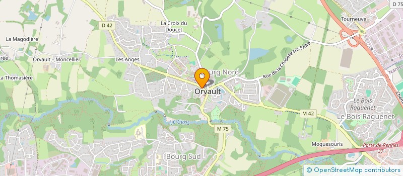 localisation de l'entreprise SCI BFNI  NANTES