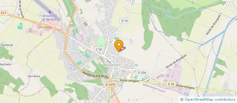 localisation de l'entreprise SCI BFT  MORESTEL