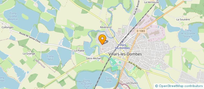localisation de l'entreprise SCI BFV à VILLARS-LES-DOMBES