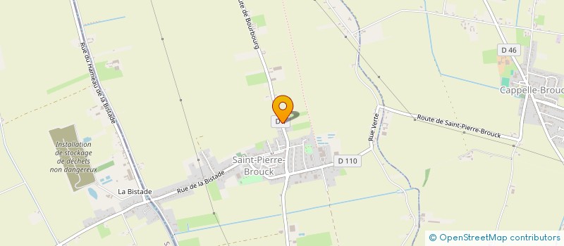 localisation de l'entreprise SCI BFV  SAINT-PIERRE-BROUCK