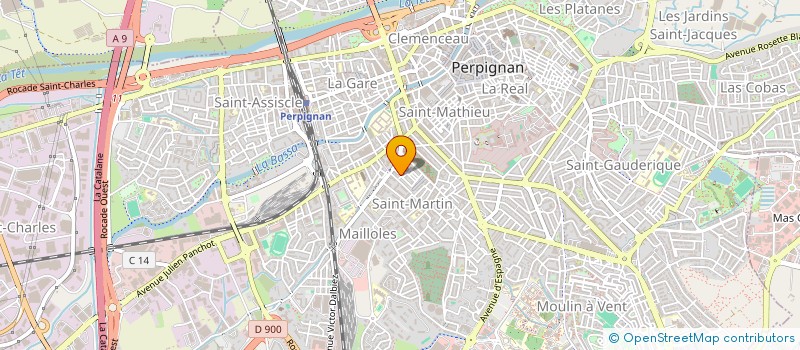 localisation de l'entreprise SCI BG à PERPIGNAN
