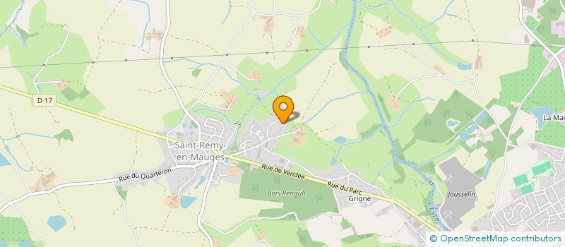 localisation de l'entreprise SCI BG  BEAUPREAU-EN-MAUGES