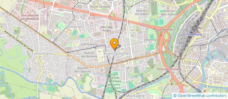 localisation de l'entreprise SCI BG  FEGERSHEIM