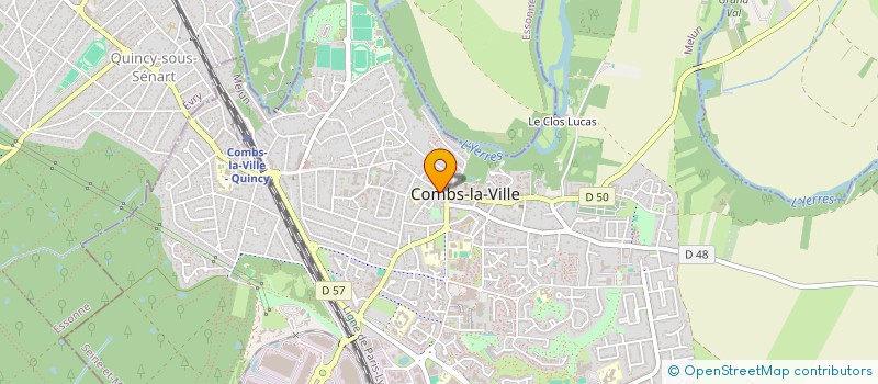 localisation de l'entreprise SCI BG  COMBS-LA-VILLE