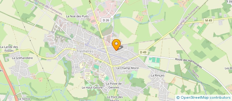 localisation de l'entreprise SCI BG  LA CHAPELLE-SUR-ERDRE