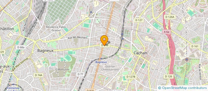 localisation de l'entreprise SCI BG 94  CACHAN