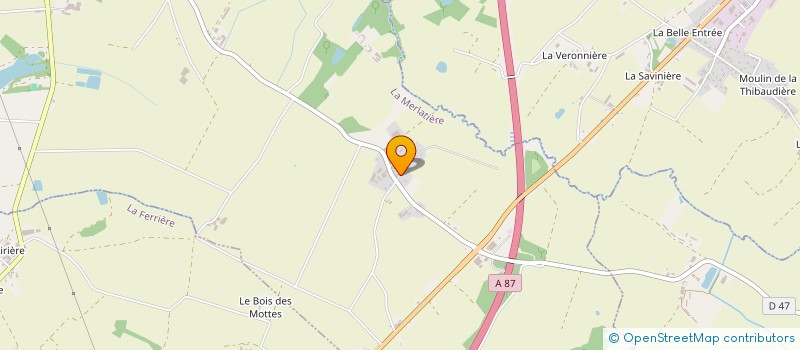 localisation de l'entreprise SCI BG FORTITUDO à LA FERRIERE