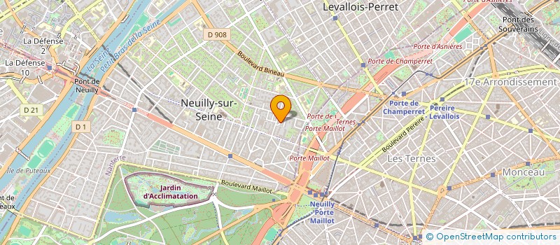 localisation de l'entreprise SCI BG INVEST à NEUILLY-SUR-SEINE