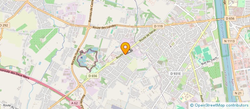 localisation de l'entreprise SCI BG INVEST  ESTILLAC