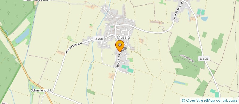 localisation de l'entreprise SCI BG L'ORTENBOURG  MUSSIG