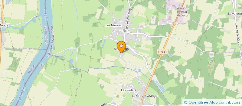 localisation de l'entreprise SCI BG LES PRES LION  BOZ