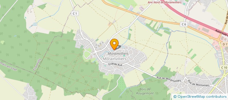 localisation de l'entreprise SCI BG PARIS 11  MORAINVILLIERS