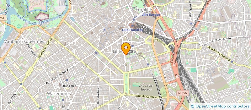 localisation de l'entreprise SCI BG QUIEVRECHAINS à LILLE