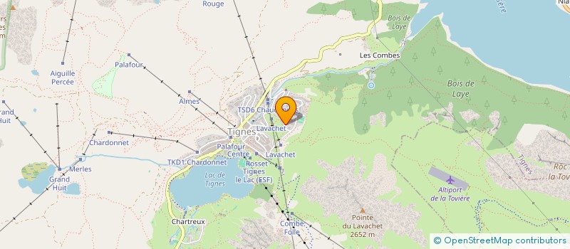 localisation de l'entreprise SCI BG TIGNES  ALBERTVILLE