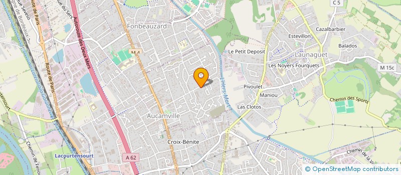localisation de l'entreprise SCI BG2SF à AUCAMVILLE
