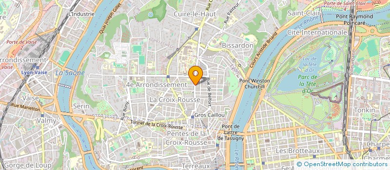 localisation de l'entreprise SCI BGB 129  LYON