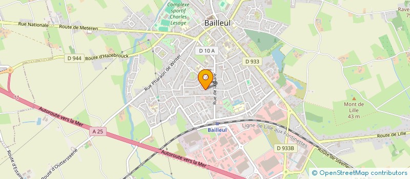 localisation de l'entreprise SCI BGB à BAILLEUL