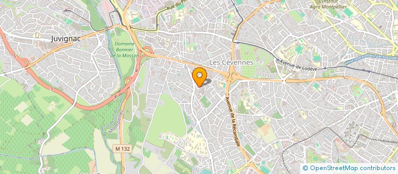 localisation de l'entreprise SCI BGCD à MONTPELLIER