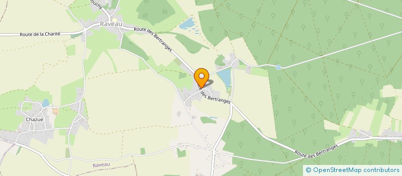 localisation de l'entreprise SCI BGD  RAVEAU