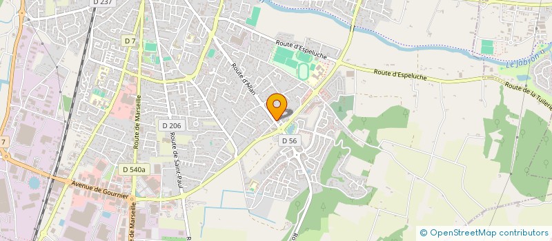 localisation de l'entreprise SCI BGDA  MONTELIMAR