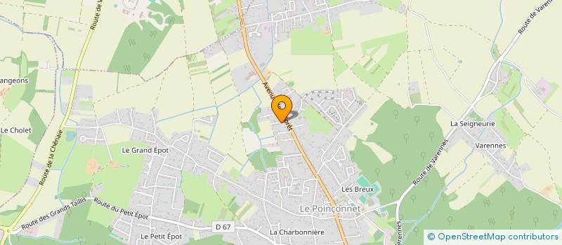 localisation de l'entreprise SCI BGDF à LE POINCONNET