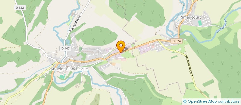 localisation de l'entreprise SCI BGES à ANDELOT-BLANCHEVILLE