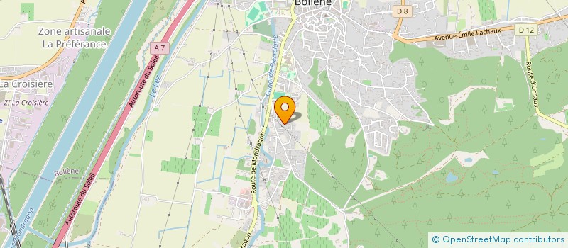 localisation de l'entreprise SCI BGJB  BOLLENE