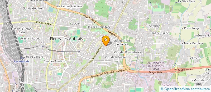 localisation de l'entreprise SCI BGL à ORLEANS