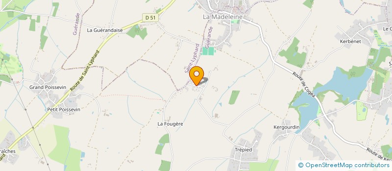 localisation de l'entreprise SCI BGLG 2  GUERANDE