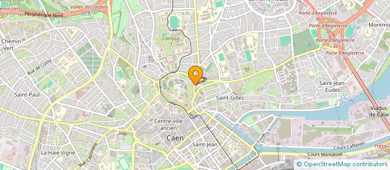localisation de l'entreprise SCI BGM à CAEN