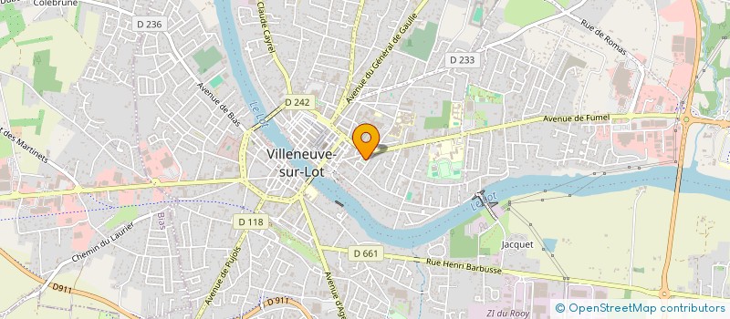 localisation de l'entreprise SCI BGM  VILLENEUVE-SUR-LOT