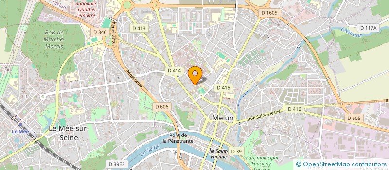 localisation de l'entreprise SCI BGM N°1 à MELUN