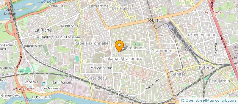 localisation de l'entreprise SCI BGNG IMMO  TOURS