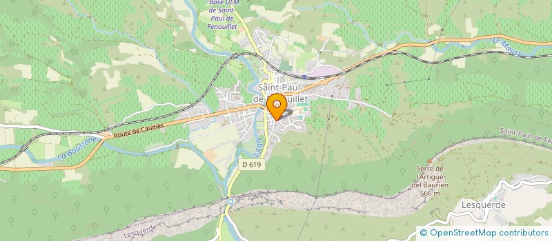 localisation de l'entreprise SCI BGPM  SAINT-PAUL-DE-FENOUILLET