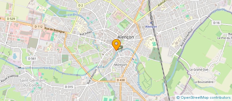 localisation de l'entreprise SCI BGR à ALENCON