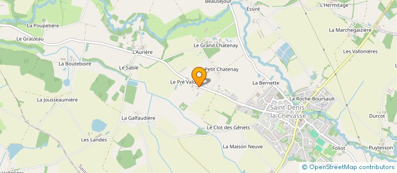 localisation de l'entreprise SCI BGS  SAINT-DENIS-LA-CHEVASSE