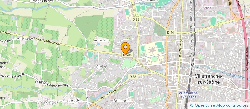 localisation de l'entreprise SCI BGS  GLEIZE